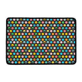 Colorful Emoji Faces Pattern Print Kitchen Mat