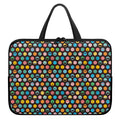 Colorful Emoji Faces Pattern Print Laptop Sleeve With Handle