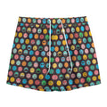 Colorful Emoji Faces Pattern Print Mesh Shorts