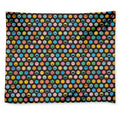 Colorful Emoji Faces Pattern Print Tapestry