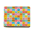 Colorful Emoji Pattern Print Bifold Wallet