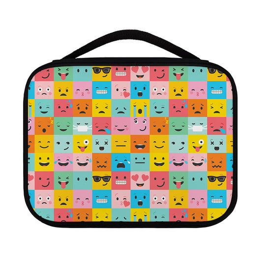 Colorful Emoji Pattern Print Classic Bible Case