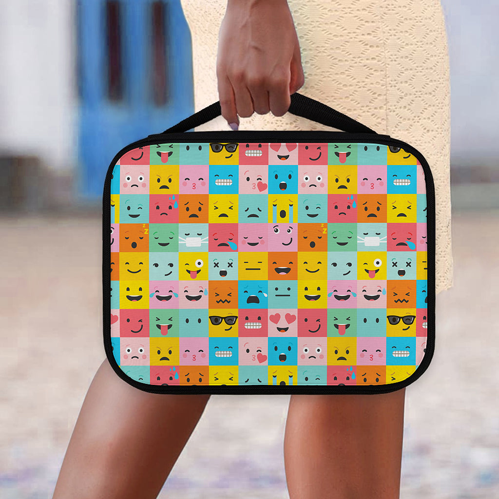 Colorful Emoji Pattern Print Classic Bible Case