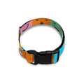 Colorful Emoji Pattern Print Dog Collar