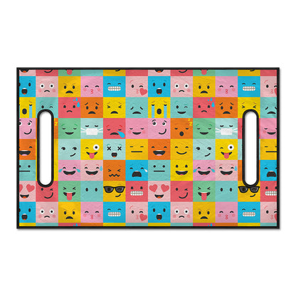 Colorful Emoji Pattern Print Golf Cart Seat Cover