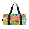 Colorful Emoji Pattern Print Gym Bag