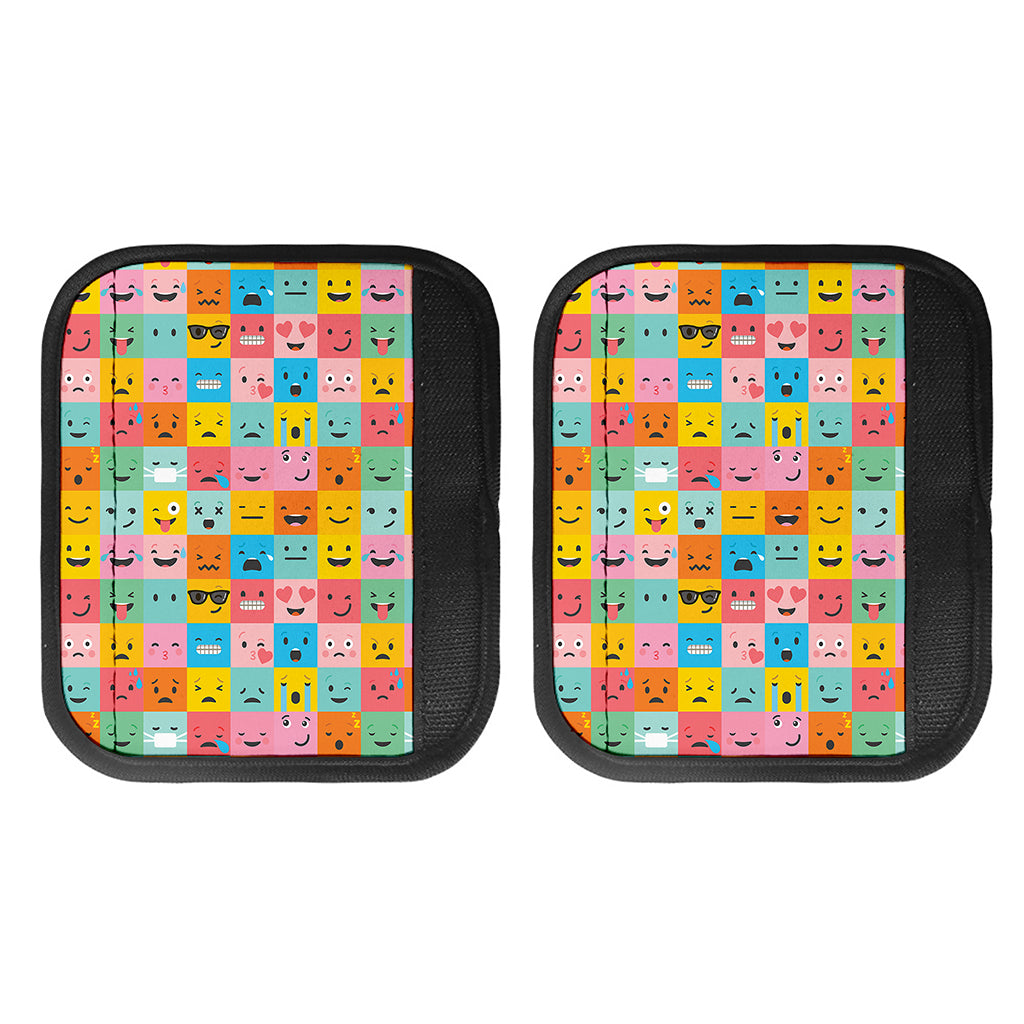Colorful Emoji Pattern Print Handle Covers