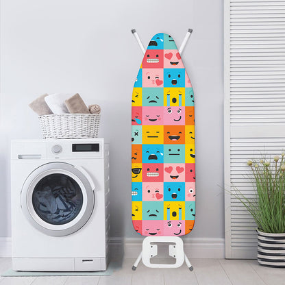 Colorful Emoji Pattern Print Ironing Board Cover