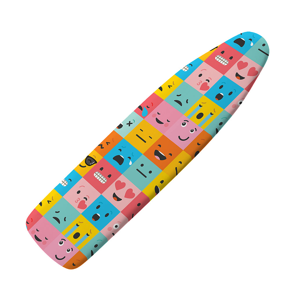 Colorful Emoji Pattern Print Ironing Board Cover
