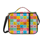 Colorful Emoji Pattern Print Shoulder Strap Bible Bag
