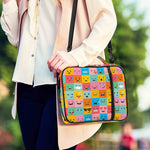 Colorful Emoji Pattern Print Shoulder Strap Bible Bag