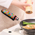 Colorful Emoji Pattern Print Skillet Handle Cover