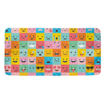 Colorful Emoji Pattern Print Towel