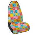Colorful Emoji Pattern Print Waterproof Car Seat Cover