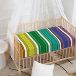 Colorful Ethnic Pattern Print Baby Crib Sheet