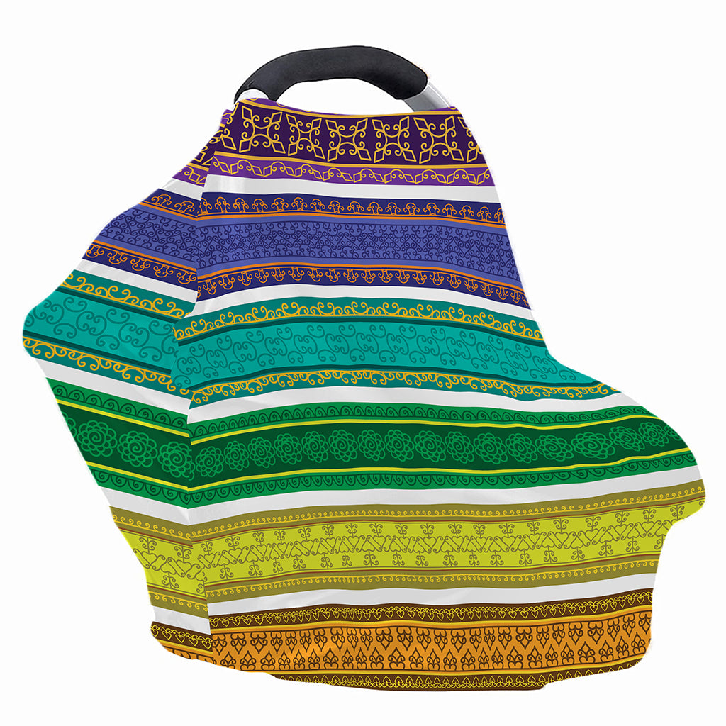 Colorful Ethnic Pattern Print Baby Seat Cover