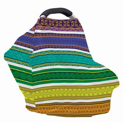 Colorful Ethnic Pattern Print Baby Seat Cover