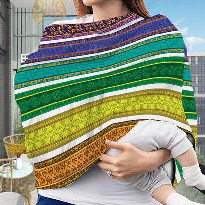 Colorful Ethnic Pattern Print Baby Seat Cover