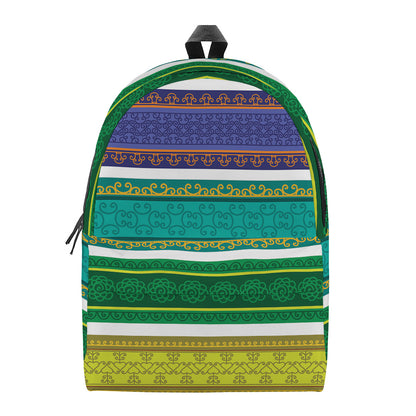 Colorful Ethnic Pattern Print Backpack