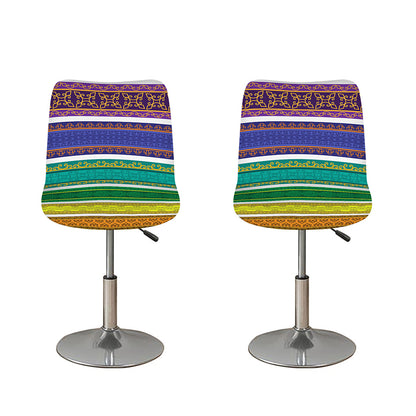 Colorful Ethnic Pattern Print Bar Stool Covers