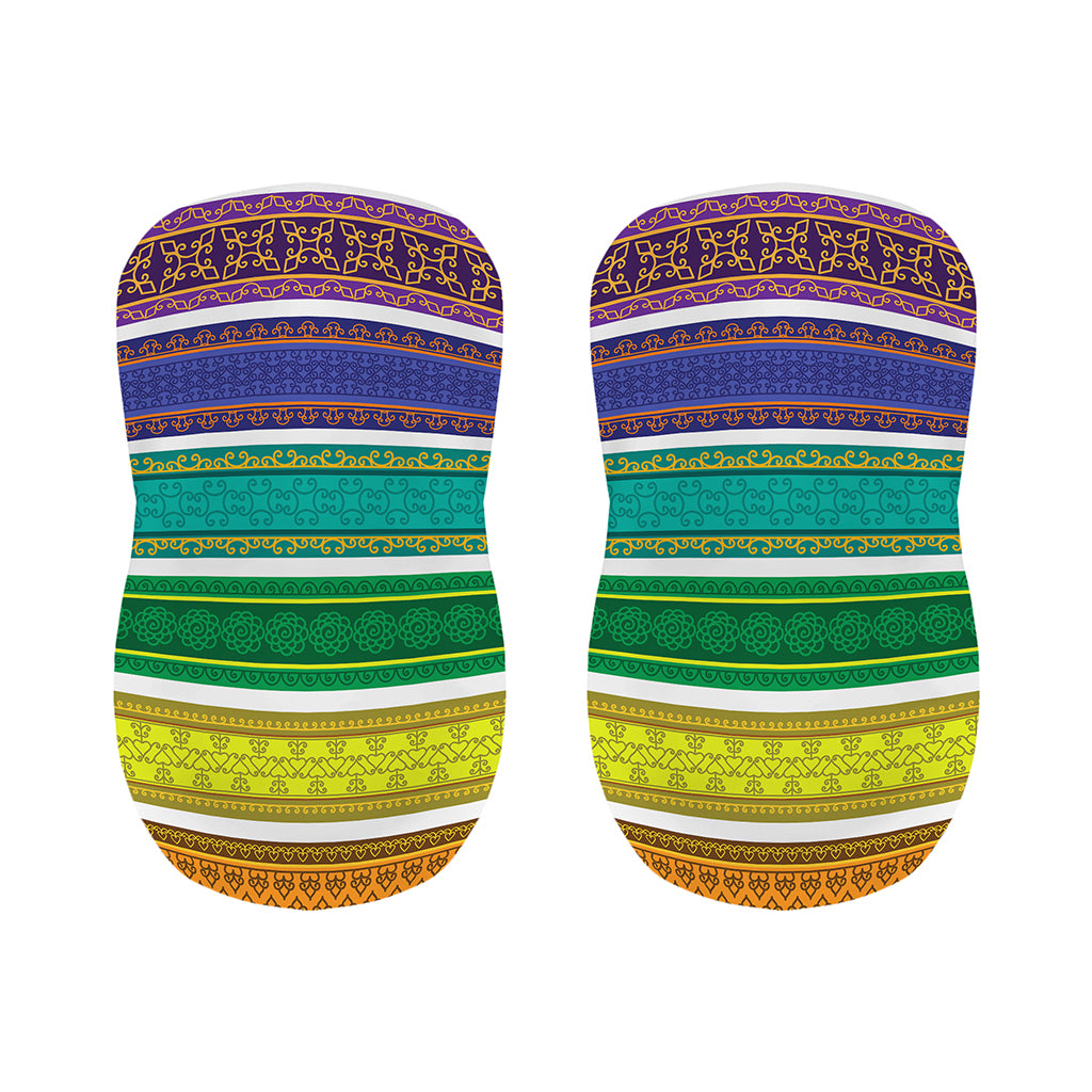 Colorful Ethnic Pattern Print Bar Stool Covers