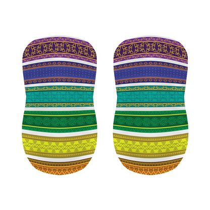 Colorful Ethnic Pattern Print Bar Stool Covers