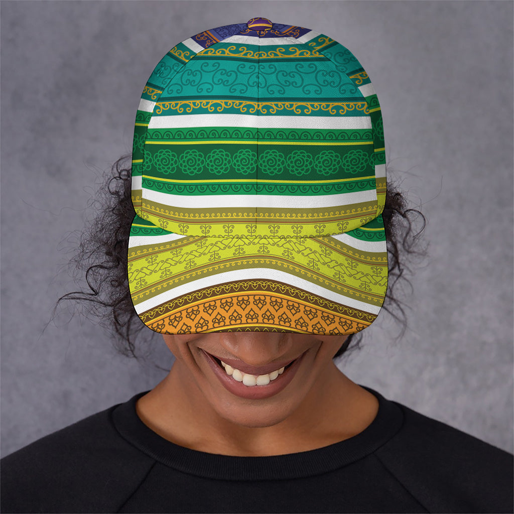 Colorful Ethnic Pattern Print Baseball Cap