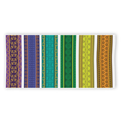 Colorful Ethnic Pattern Print Beach Towel