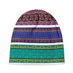 Colorful Ethnic Pattern Print Beanie