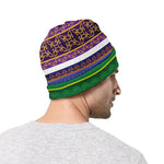 Colorful Ethnic Pattern Print Beanie