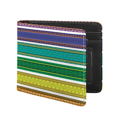 Colorful Ethnic Pattern Print Bifold Wallet