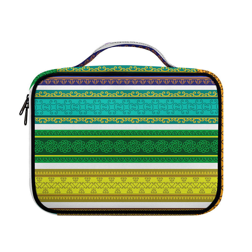 Colorful Ethnic Pattern Print Briefcase Bible Bag