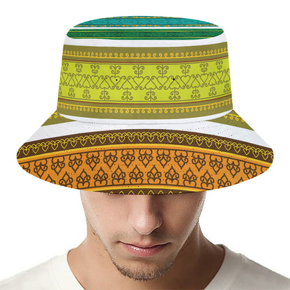 Colorful Ethnic Pattern Print Bucket Hat