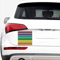 Colorful Ethnic Pattern Print Car Sticker