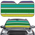 Colorful Ethnic Pattern Print Car Windshield Sun Shade