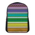 Colorful Ethnic Pattern Print Casual Backpack