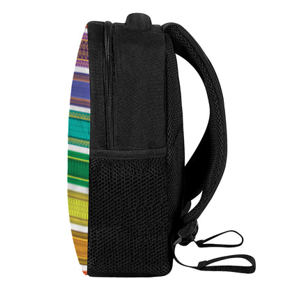 Colorful Ethnic Pattern Print Casual Backpack