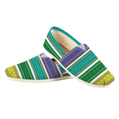 Colorful Ethnic Pattern Print Casual Shoes