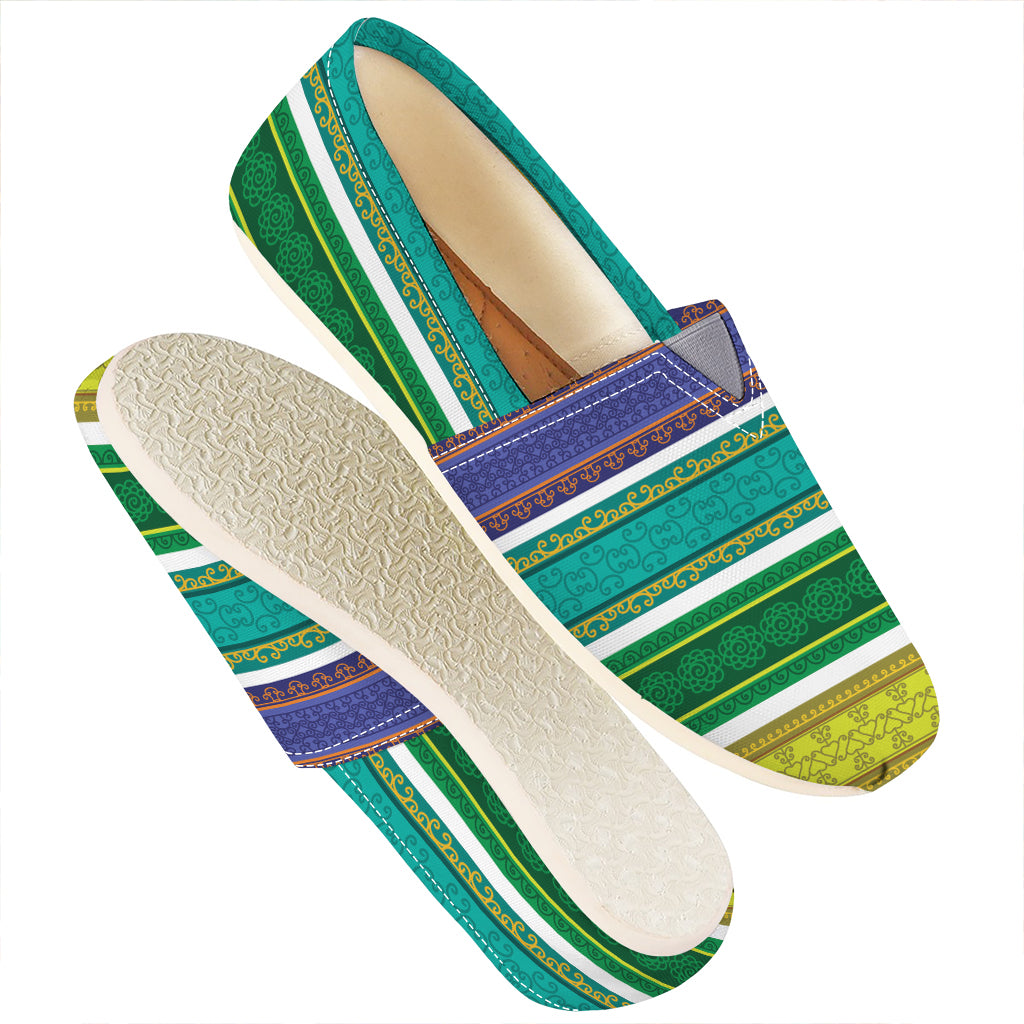 Colorful Ethnic Pattern Print Casual Shoes