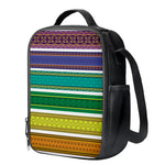 Colorful Ethnic Pattern Print Crossbody Lunch Bag