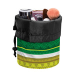 Colorful Ethnic Pattern Print Drawstring Makeup Bag