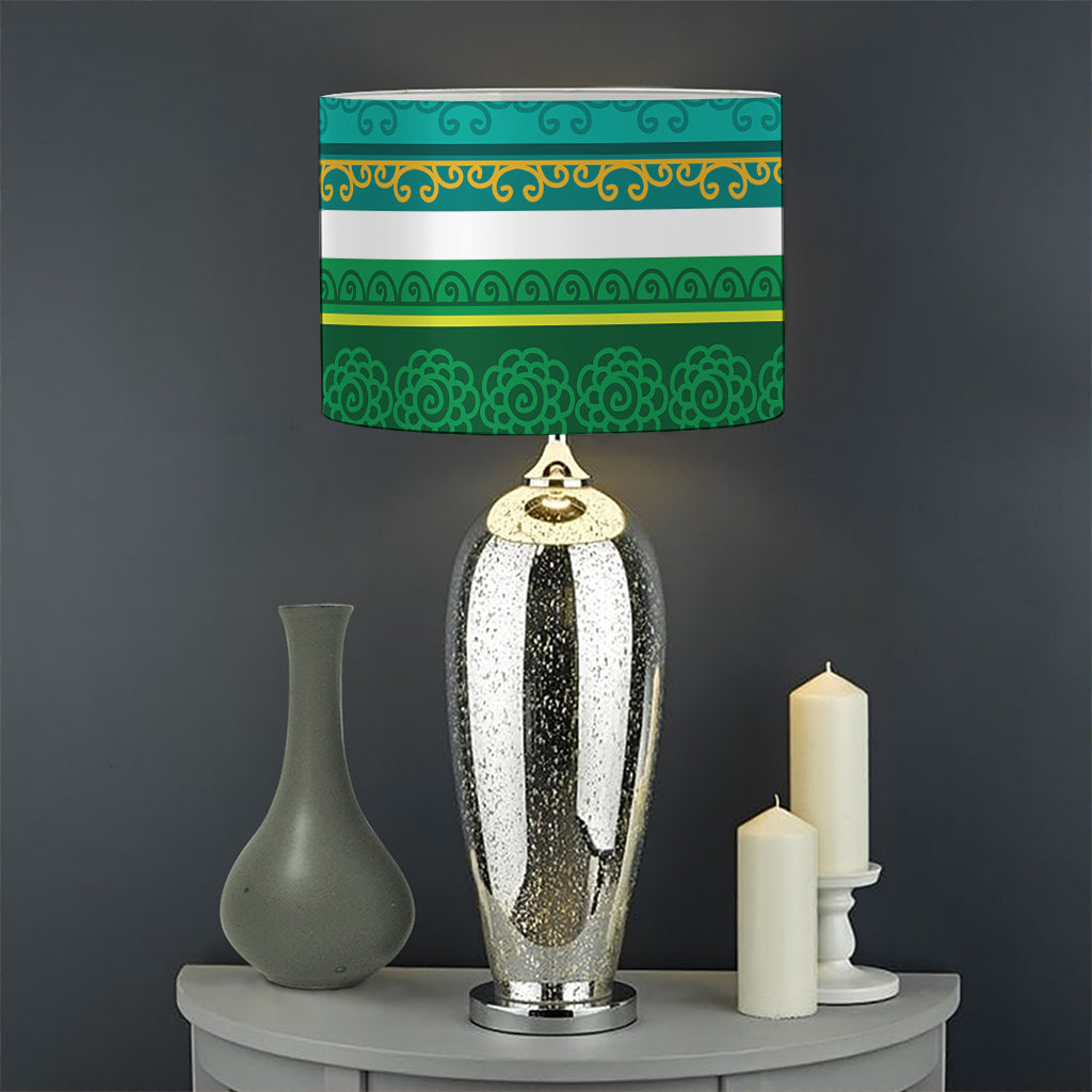 Colorful Ethnic Pattern Print Drum Lamp Shade
