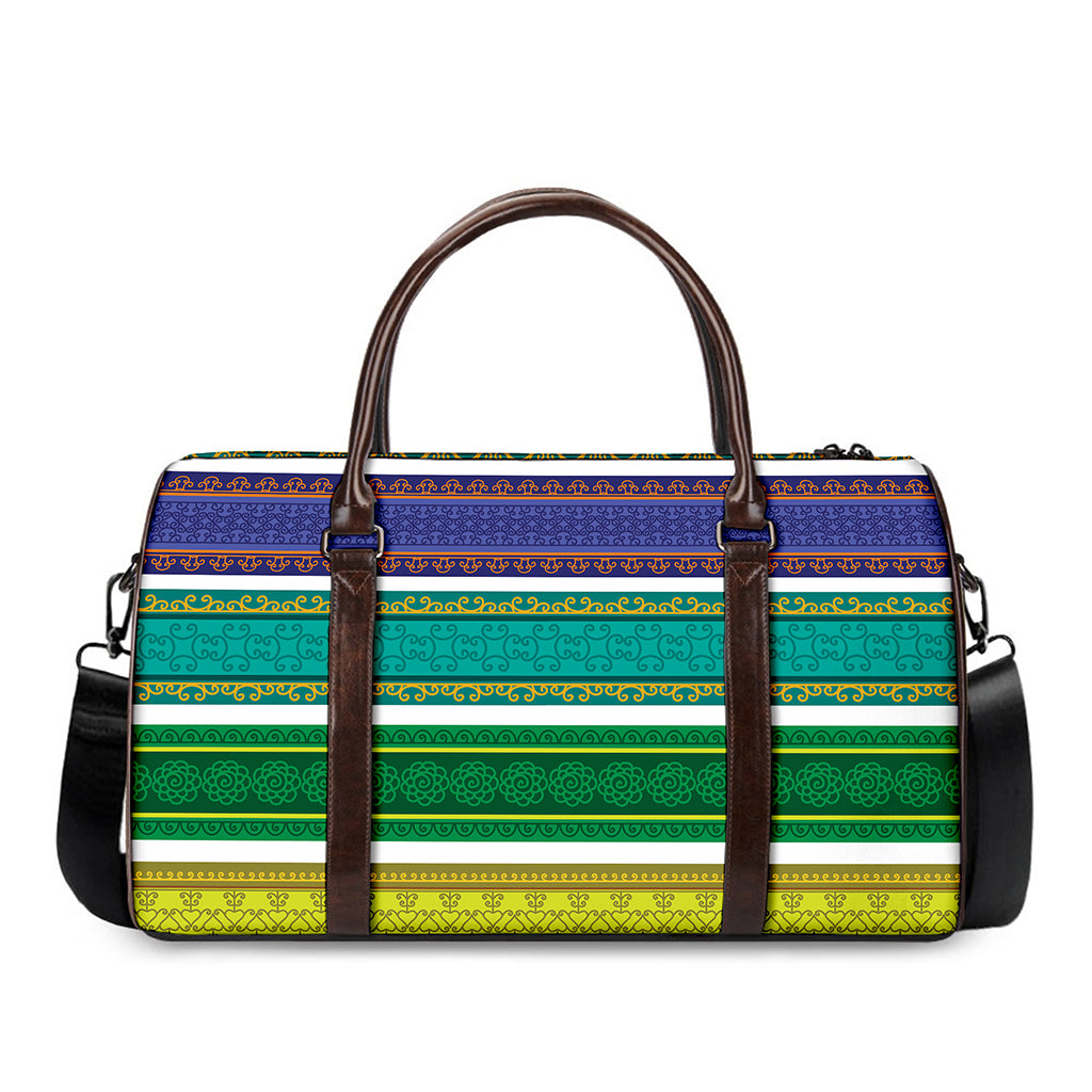 Colorful Ethnic Pattern Print Duffle Bag