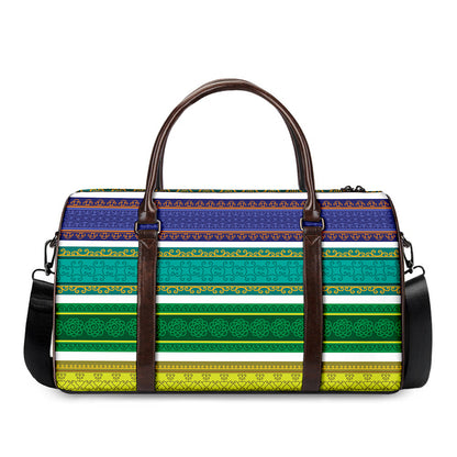 Colorful Ethnic Pattern Print Duffle Bag
