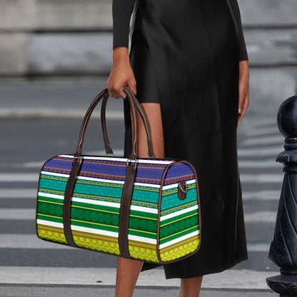 Colorful Ethnic Pattern Print Duffle Bag