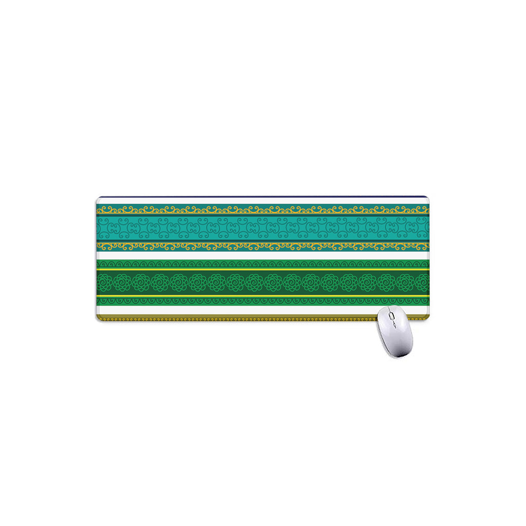 Colorful Ethnic Pattern Print Extended Mouse Pad