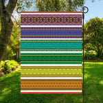 Colorful Ethnic Pattern Print Garden Flag