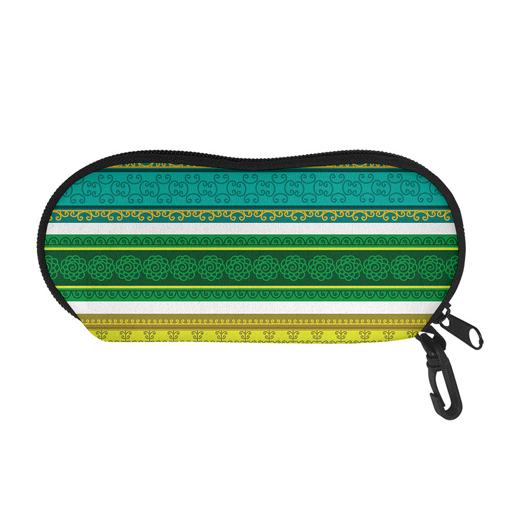 Colorful Ethnic Pattern Print Glasses Case