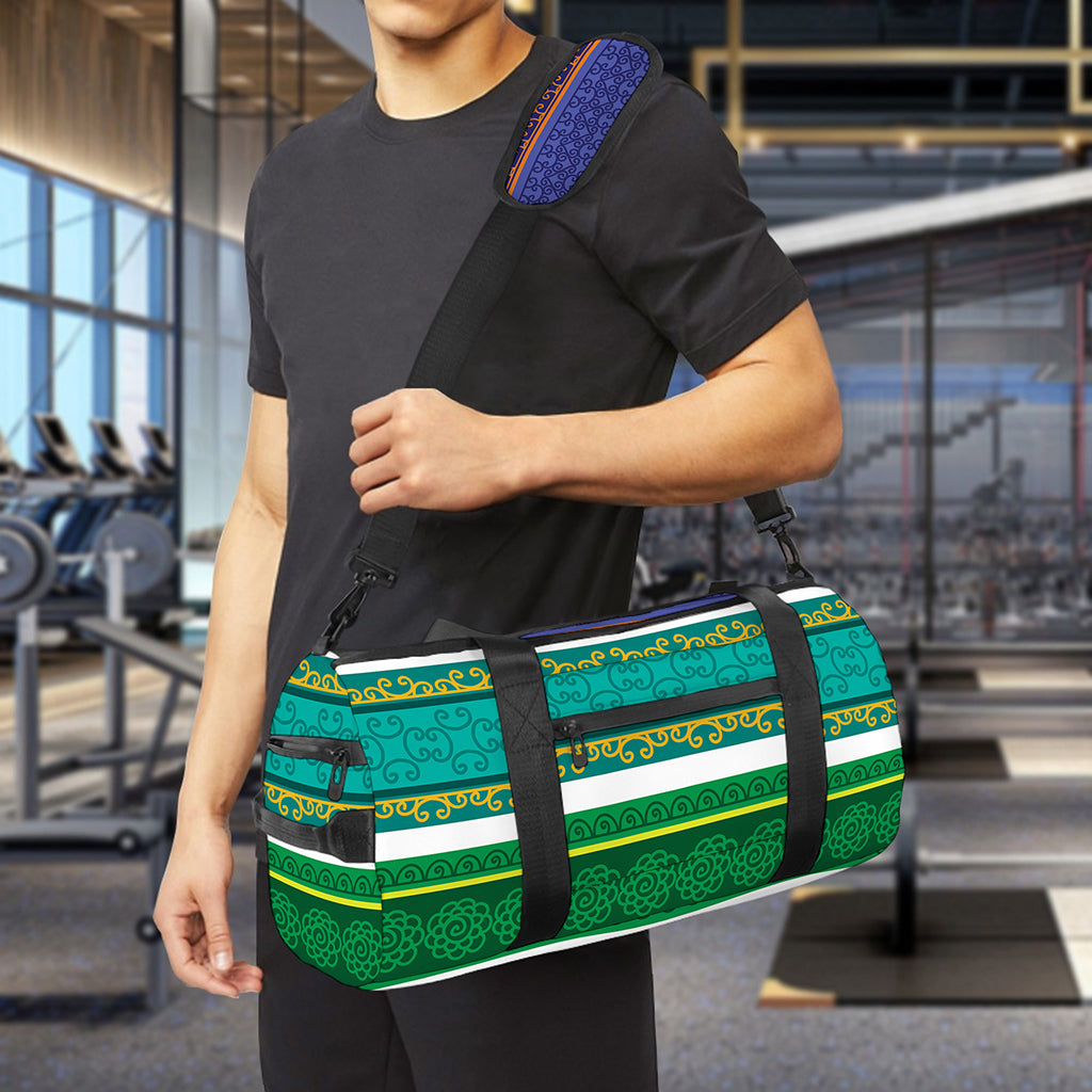 Colorful Ethnic Pattern Print Gym Bag