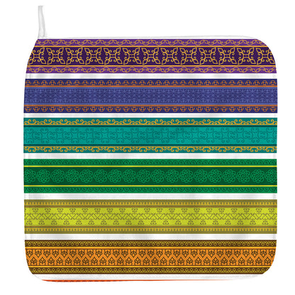 Colorful Ethnic Pattern Print Hand Towel